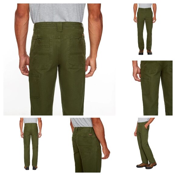 Green  NWt ‎ Legendary Outfitters Men's Canvas Pant - Picture 1 of 9